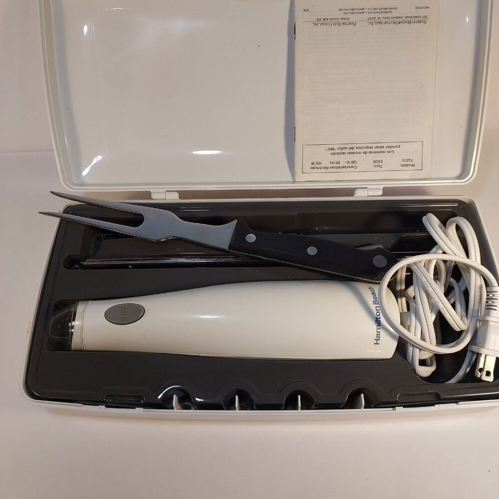 Hamilton Beach 74375 Electric Knife with Fork and Storage Case - Picture 3 of 9